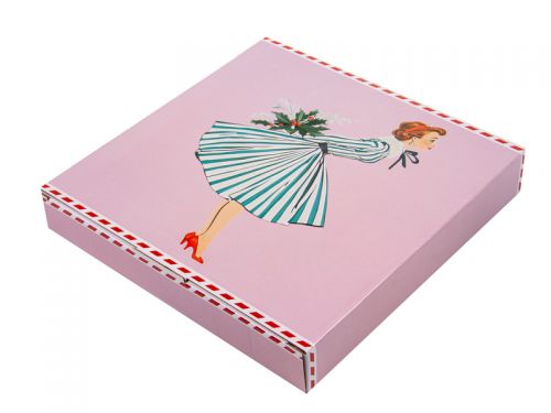 Набір з 2-х тарілок "Miss Christmas" 20,5см