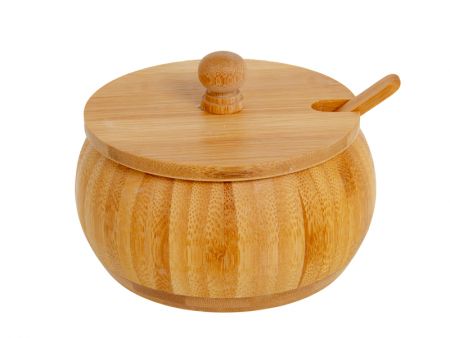 Баночка для зберігання 11 см (бамбук)