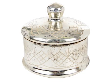 Скляна бісквітниця 16x16см