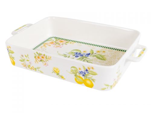 Блюдо з ручками "Лимон" 32,6х19х6 см