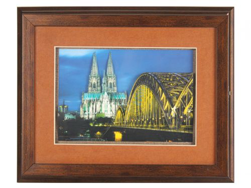 Ключниця секційна "Нічне місто" без гачків, 31,5х25,5x5 см