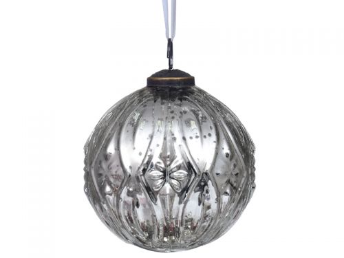 Ялинкова іграшка 10см срібло