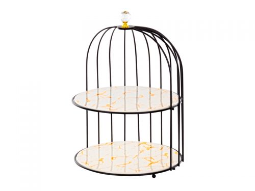 Блюдо 2-х ярусне 25х38 см