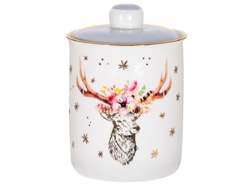 Банка для зберігання "Рздвяний Олень" 9,5 СМ