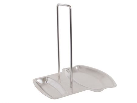 Підставка для кришки і ополоника 20х18,5х20 см (нержавіюча сталь)