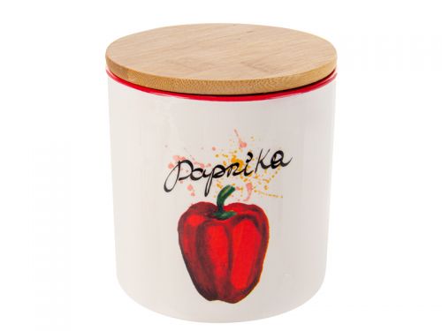 Набір банок для сипучих з 3-х шт  "Hot vegetables" 450мл 10x11см