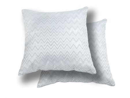 Подушка декоративна з срібним люрексом 