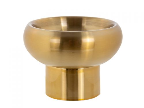 Креманка з подвійними стінками 10Х12 см (нержавіюча сталь) Золото