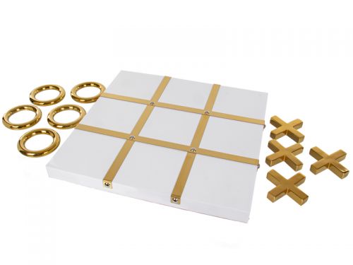 Настільна гра «Хрестики-нулики» 33х33х13 см (МДФ/метал)