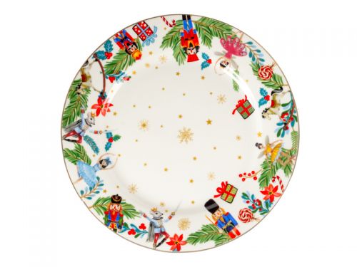 Набір тарілок "White Christmas" 6 шт 19 см