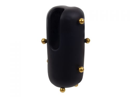 Ваза 17x13,5x30см чорна