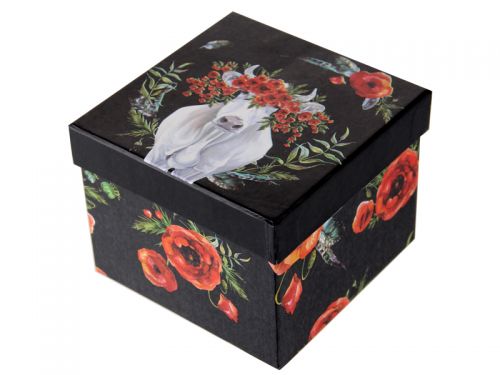 Ялинкова прикраса "Червоний мак" 8,5 см