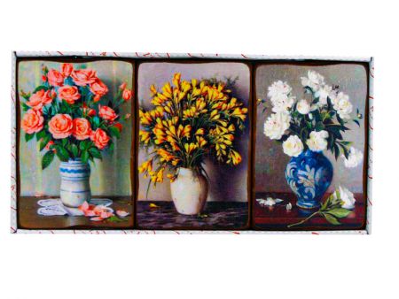 Комплект декоративних панно з 3 шт.11X17 см