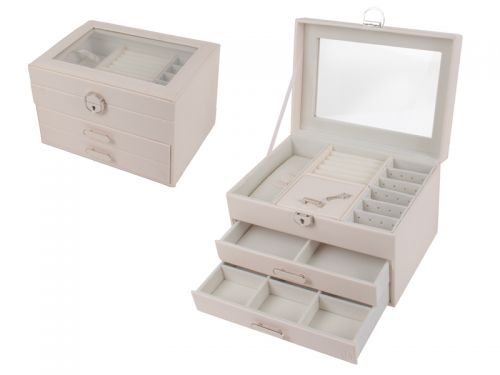 Органайзер-скринька для прикрас 25х18х16 см