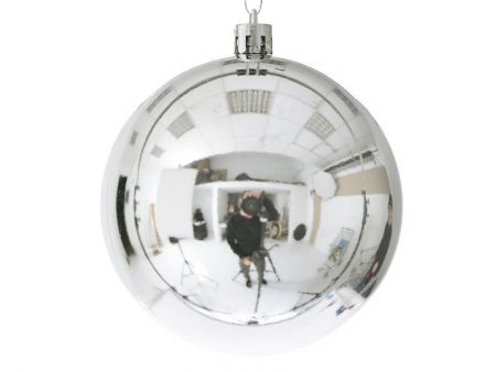 Набір з 6-ти куль срібло, 8см