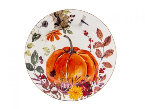 Набір тарілок "Осінній урожай" 6 шт 19 см