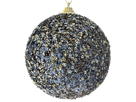 Набір з 3-х куль з глітером чорний, 10см