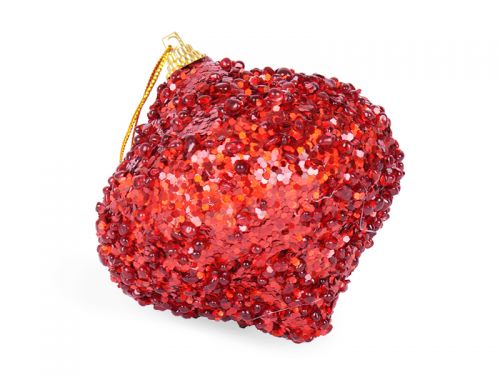 Набір ялинкових кульок 3шт, 8см