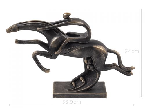 Фігурка декоративна «Вершник» 33,9х6,9х24 см