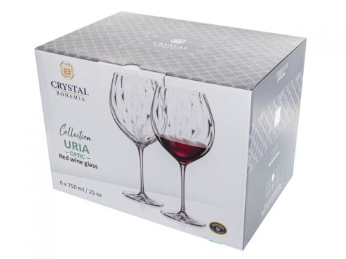 Набір келихів для вина "URIA OPTIC" 750 мл 6шт