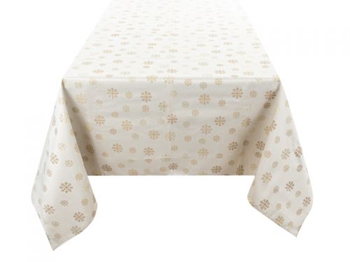 Скатертина тефлонова "KAREN LUREX TEFLON  NATURAL" 160Х240СМ