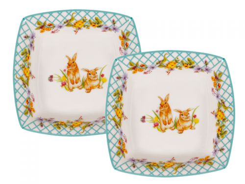 НАБІР БЛЮД З 2Х ШТ "FUNNY BUNNY" 16Х4,5СМ