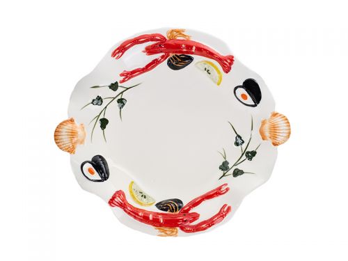 Блюдо з ручками "Лобстер" 33,5х30,5х6см