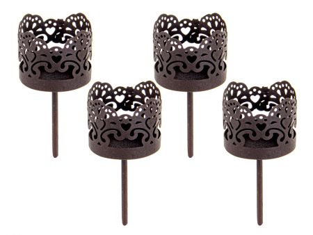 Набір з 4шт підсвічників Berni S/4 H9cm