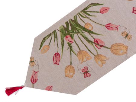 Раннер Півонія 180х33 см (поліестр/бавовна)