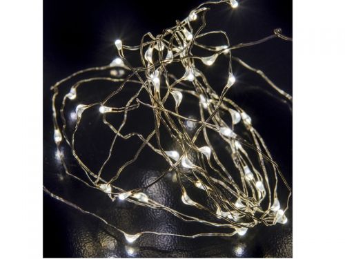 Гірлянда 10м, білий тепле світло, 100 micro LED, зовнішня