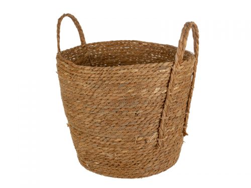 Набір із 3-х кошиків 38см, 33см, 27см (натуральне волокно)