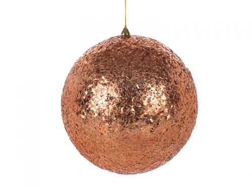 Прикраса декоративна куля бронза 20см