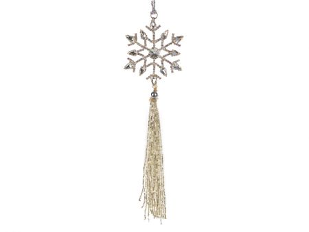 Декоративна прикраса 8 см срібло