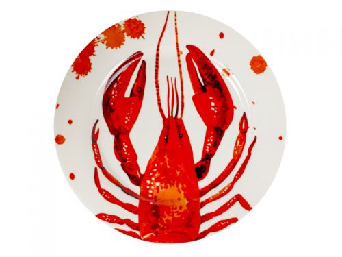 Набір тарілок "Red Shells" 2 шт 19 см