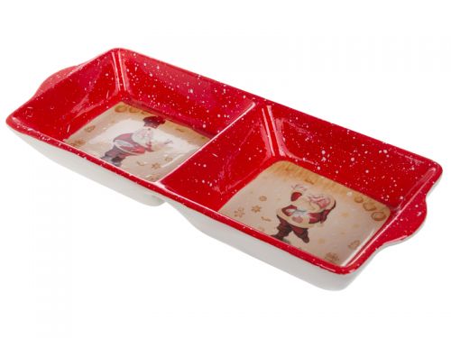 Блюдо для закусок "Санта" 27,5*11*4см