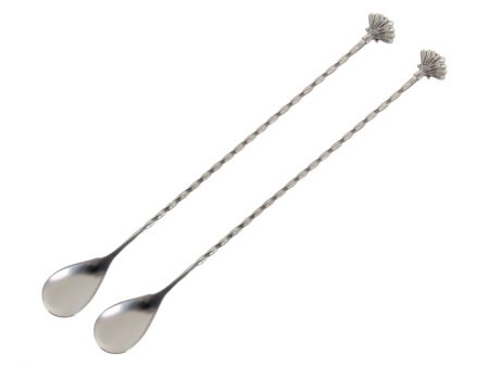Набір із 2-х коктейльних ложок 27см (нержавіюча сталь)