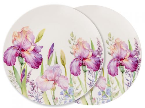 Набір з 2-х тарілок "Iриси" 26см