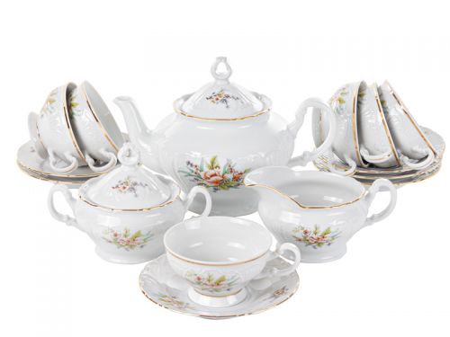 СЕРВІЗ ЧАЙНИЙ 6 ПЕРСОН\15 ПРЕДМЕТІВ ВИРОБНИК ЧЕХІЯ ТМ MZ