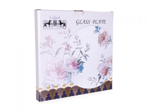 Блюдо скляне "Камелія" 26,5см