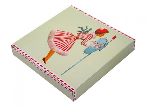 Набір з 2-х тарілок "Miss Christmas" 20,5см