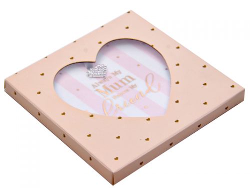 Декоративне серце "Мама - мій найкращий друг" 12см