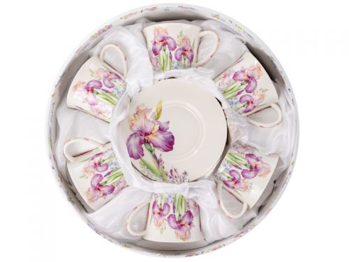 Чайний набір "Iриси" 12пр 250 мл