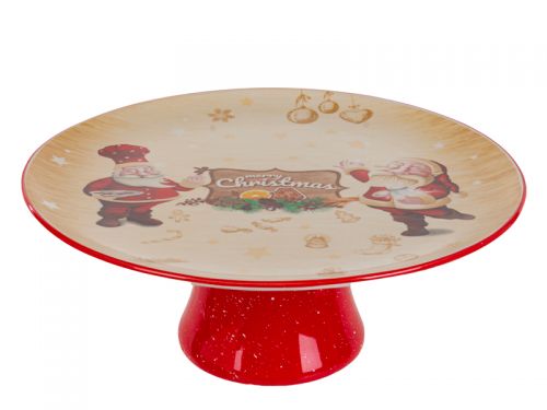 Блюдо для торта "Санта" діам 28см*11см