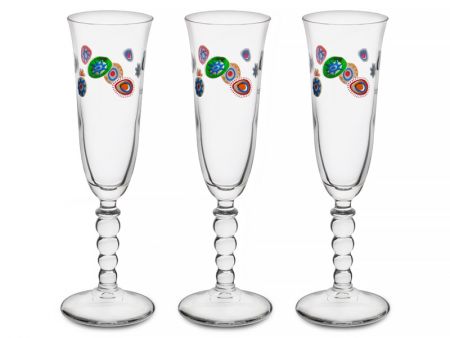 Набір з 3-х келихов д/шамп. 