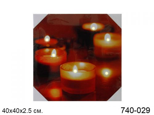 Панно декоративне 30X40X1.8CM (з підсвічуванням)