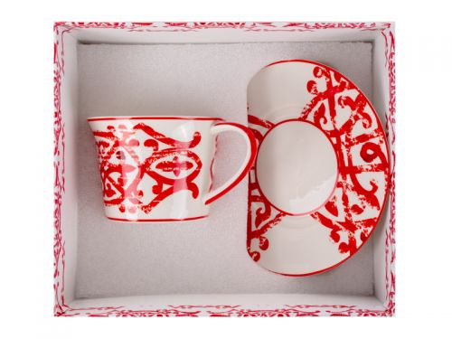 Чайний набір 2пр "Сицилія Ред" 220мл