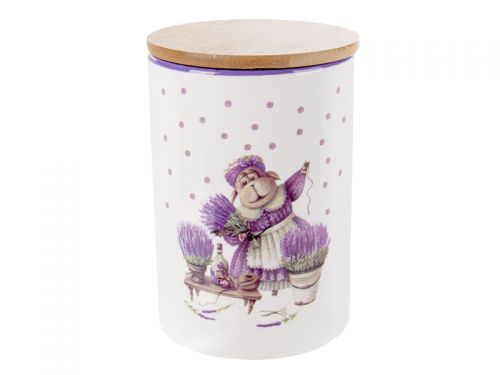 Банка для сипучих продуктів "Лавандові історії" 1000мл 10x15см