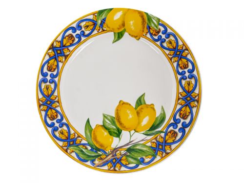 Набір тарілок "Сіцилійський лімон" 6 шт 27 см