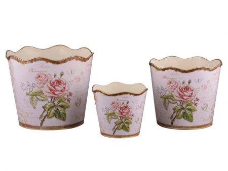 Набір кашпо 3 шт.: 11,15,18 см