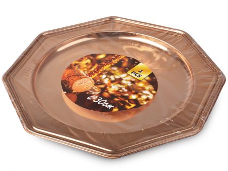 Тарілка для сервірування 2шт пластик, 30см